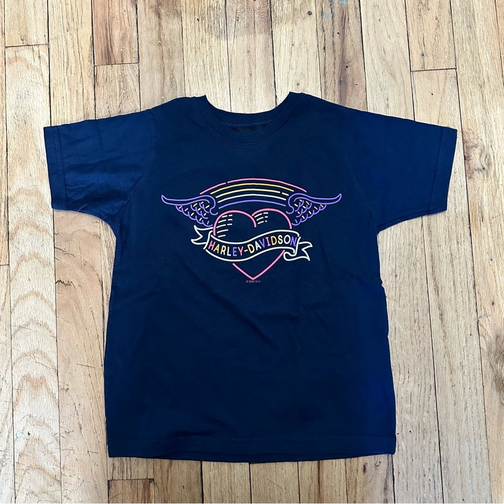 NewHarley-Davidson Kids Navy Blue Toddler T-Shirt size 4T
